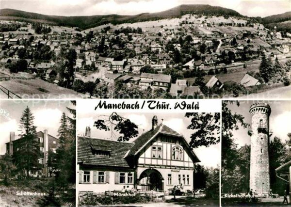 Manebach Panorama Schöffenhaus Mönchhof Kickelha