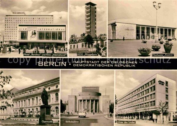 Berlin Hotel Berolina Kino International HOG M