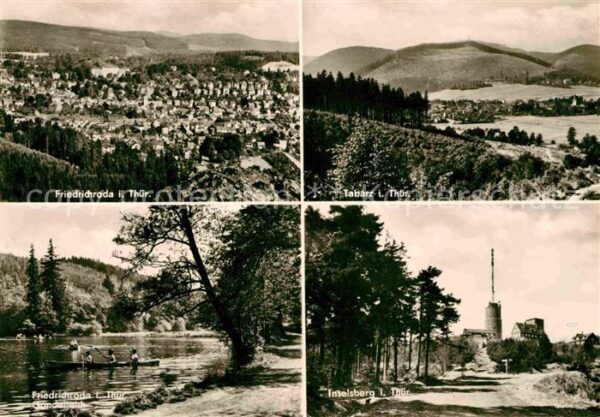 Friedrichroda Gondelteich Tabarz Landschaftspanorama
