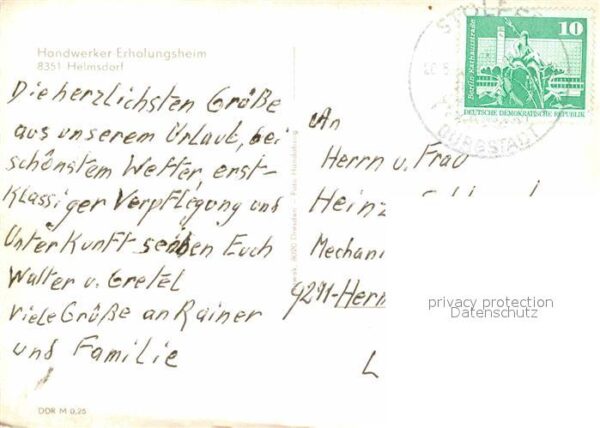 Helmsdorf Leinefelde Handwerker Erholungsheim – Bild 2