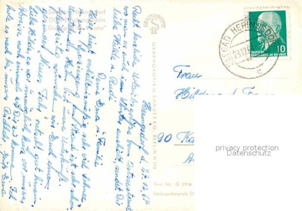 Heringsdorf Ostseebad Usedom FDGB Erholungsheim Giuseppe de Vitorio – Bild 2