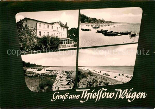 Thiessow Ostseebad Ruegen Ostsee Hotel Strand Küste