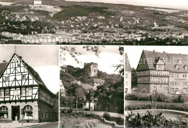 Bad Frankenhausen Panorama Blick von der Hainleite Haus Z
