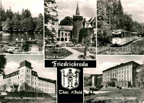 Friedrichroda Gondelteich Schloss Reinhardsbrunn Thür