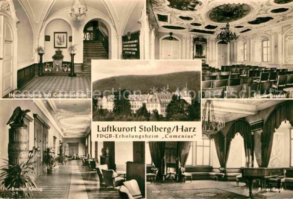 Stolberg Harz FDGB Erholungsheim Comenius Comenius Ec