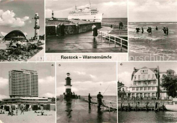 Warnemuende Ostseebad Konsum Gaststätte Teepott Leuchtturm Mo