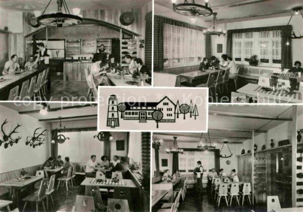 Stuetzengruen Berghotel Kuhberg Gaststätte Restaurant