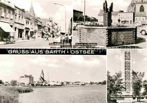 Barth Ernst Thälmann Strasse Brunnen Marktpla