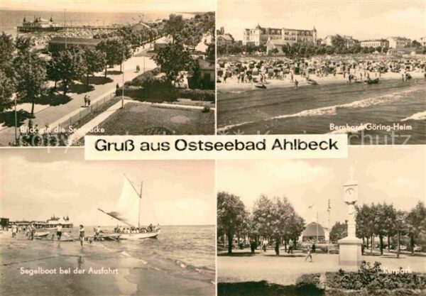 Ahlbeck Ostseebad Promenade Seebrücke Strand Bernhard Gör