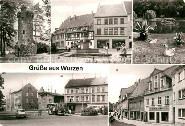 Wurzen Sachsen Stadtpark Ruine Platz der DSF Clara Zet