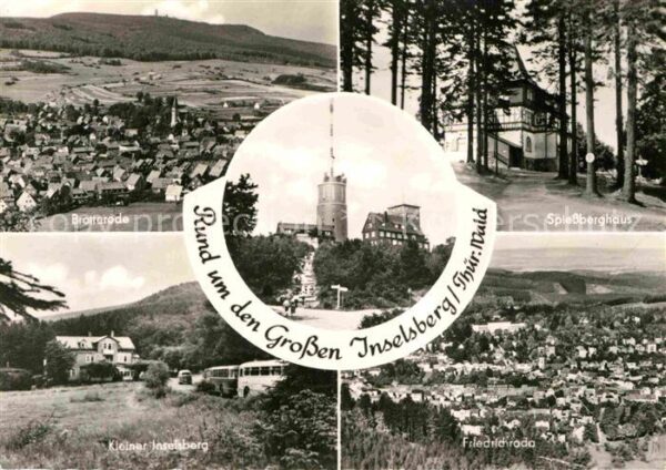 Brotterode Panorama Friedrichroda Grosser und Klei