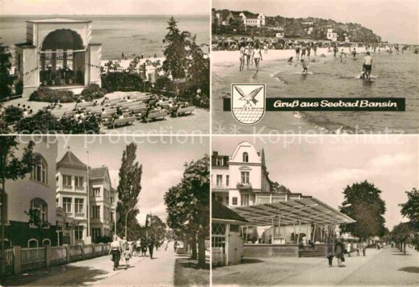 Bansin Ostseebad Konzertpavillon Strand Erholungsheim Ga