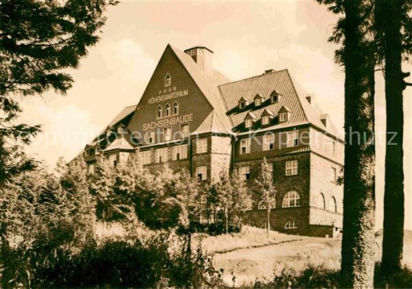 Oberwiesenthal Erzgebirge FDGB Höhensanatorium Sachsenbaude