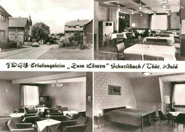 Schnellbach Floh Seligenthal FDGB Erholungsheim Zum Löwen Restaurant