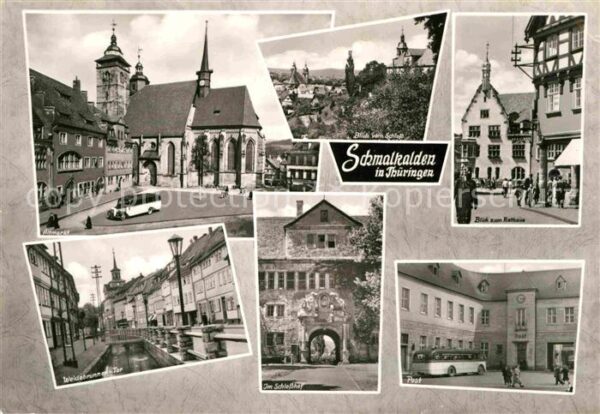 Schmalkalden Altmarkt Schloss Schlosshof Rathaus Pos