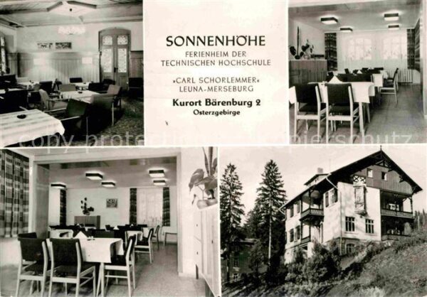 Baerenburg Sachsen Ferienheim der Technischen Hochschule S