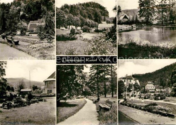 Oybin Parkanlagen Kurort Zittauer Gebirge