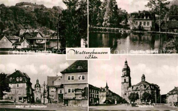 Waltershausen Gotha Schloss Tannenberg Gaststätte Bellevue