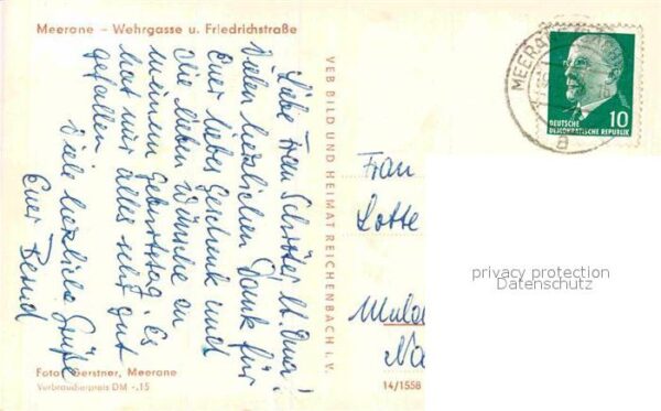 Meerane Wehrgasse und Friedrichstrasse – Bild 2