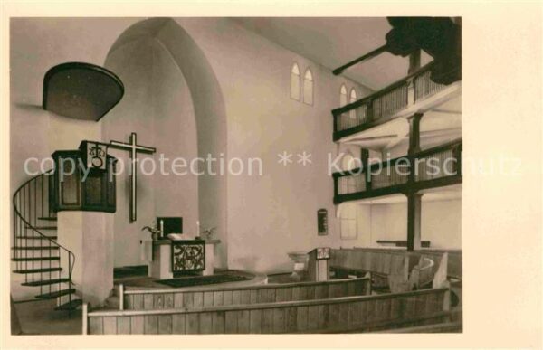 Liebenstein Bad Friedenskirche Innenansicht FDGB Volksh