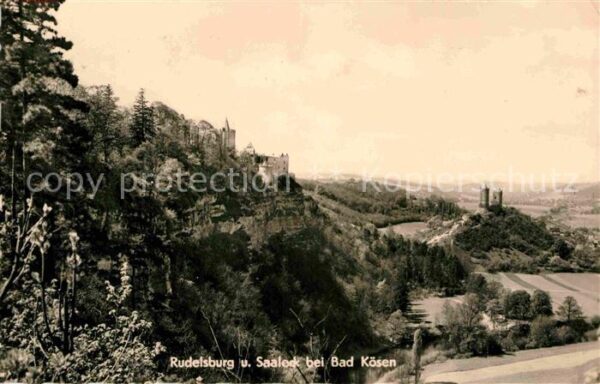 Rudelsburg und Burg Saaleck