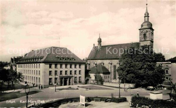Erfurt Karl Marx Platz Kirche