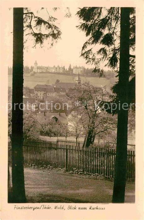 Finsterbergen Durchblick zum Kurhaus