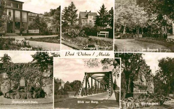 Bad Dueben Heilbad Anlagen Kurpark Gustav Adolf St