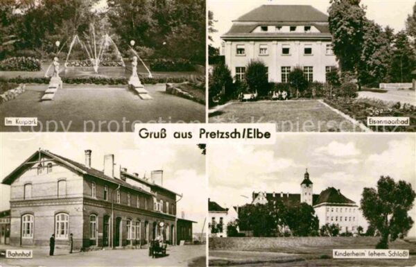 Pretzsch Elbe Kurpark Eisenmoorbad Kinderheim ehemali