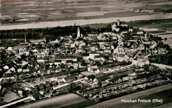 Pretzsch Elbe Fliegeraufnahme