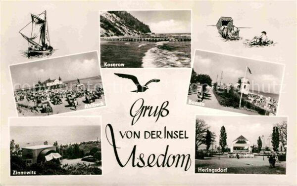 Insel Usedom Ahlbeck Seebrücke Koserow Küste Bansin