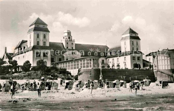 Binz Ruegen Strand Kurhaus