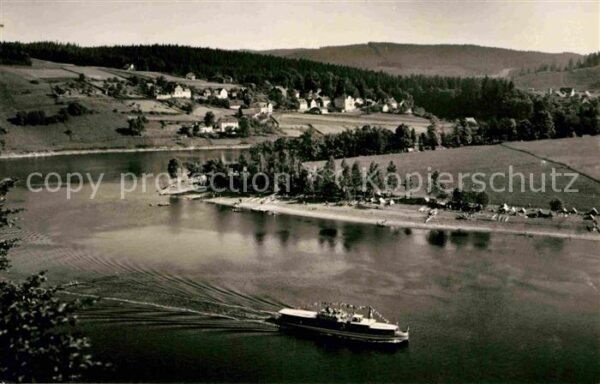 Saaldorf Bad Lobenstein Stausee der Bleiloch Saaletalsperre Han