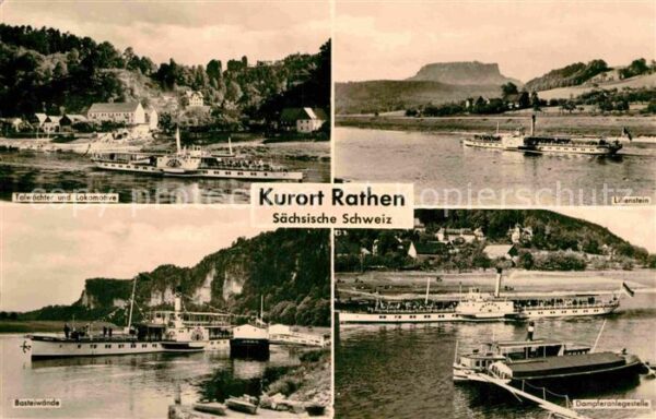 Rathen Saechsische Schweiz Talwächter Lokomotive Felsformationen E