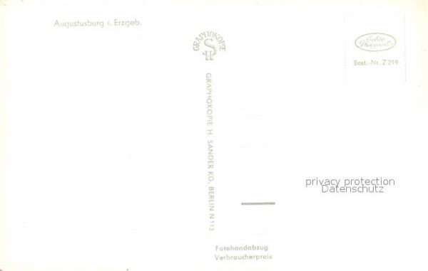 Augustusburg Ortsansicht mit Kirche – Bild 2