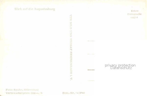 Augustusburg Panorama Blick zum Schloss Augustusburg – Bild 2