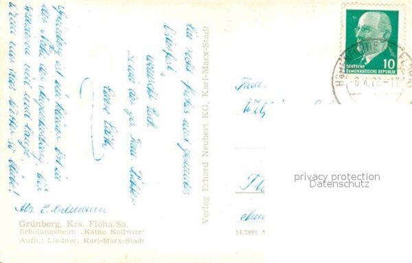 Gruenberg Augustusburg Erholungsheim Käthe Kollwitz – Bild 2