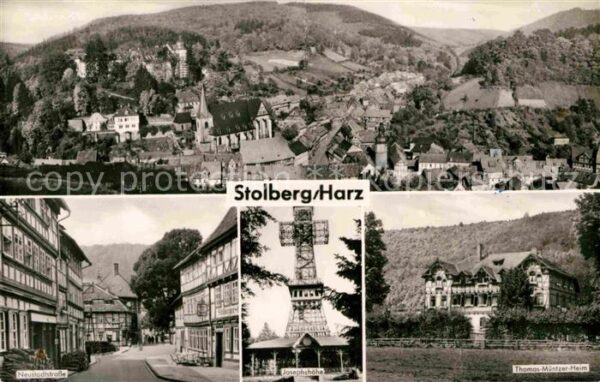 Stolberg Harz Panorama Neustadtstrasse Josephshöhe Kr