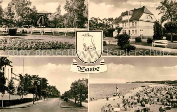 Baabe Ostseebad Ruegen Konzertgarten Promenade Strand Kurverwa