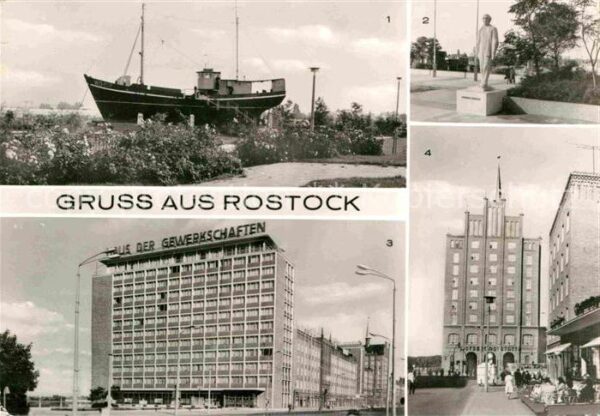 Rostock HO Gaststätte Kutter Hermann Duncker Pl