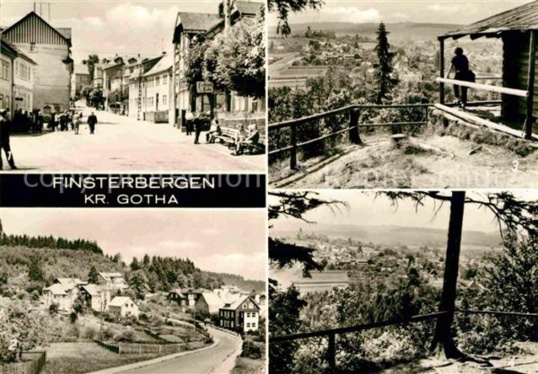 Finsterbergen Ortsmotive Luftkurort Berghütte Aussich