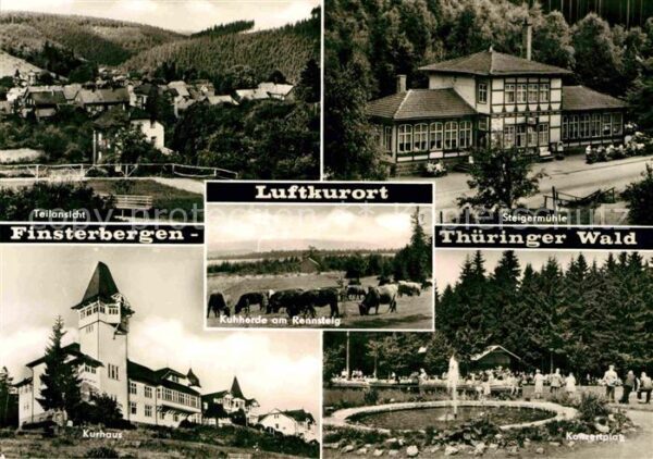 Finsterbergen Teilansicht Luftkurort Steigermühle Kon