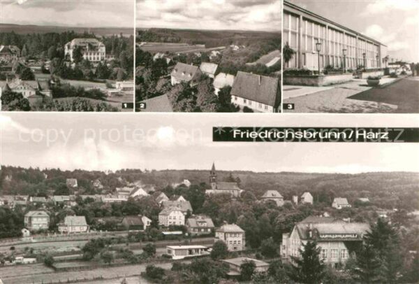 Friedrichsbrunn Harz Sanatorium Ernst Thälmann Brockenblick