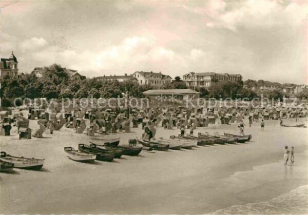 Ahlbeck Ostseebad Strand Boote