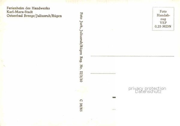 Breege Ruegen Ferienheim des Handwerks Karl Marx Stad – Bild 2