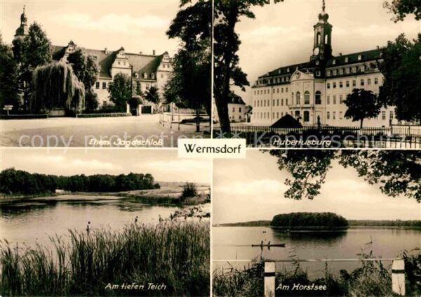 Wermsdorf Ehem Jagdschloss Hubertusburg Am tiefen