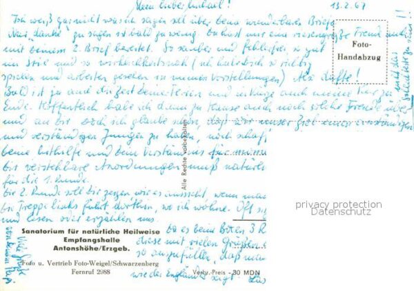 Antonshoehe Breitenbrunn Sanatorium für natürliche Heilweise Emp – Bild 2