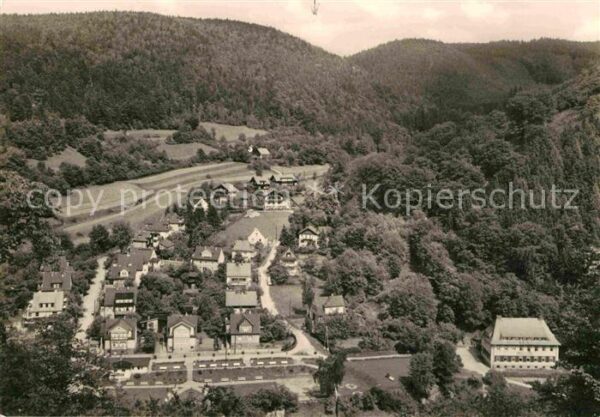 Schwarzburg Thueringer Wald Panorama