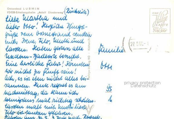 Lubmin Ostseebad FDGB Erholungsheim Adolf Diesterweg – Bild 2