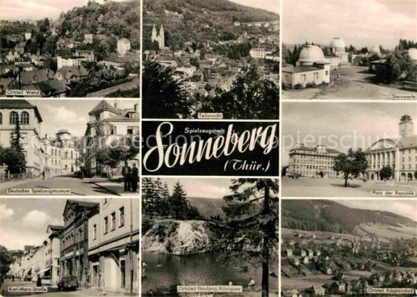 Sonneberg Thueringen OT Wehd Sternwarte Platz der Republik O
